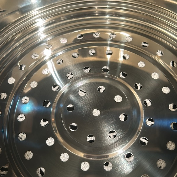 Stainless Steel Steamer .Fits perfect on a 5 Quart Stockpot.-NWOT - Picture 3 of 6